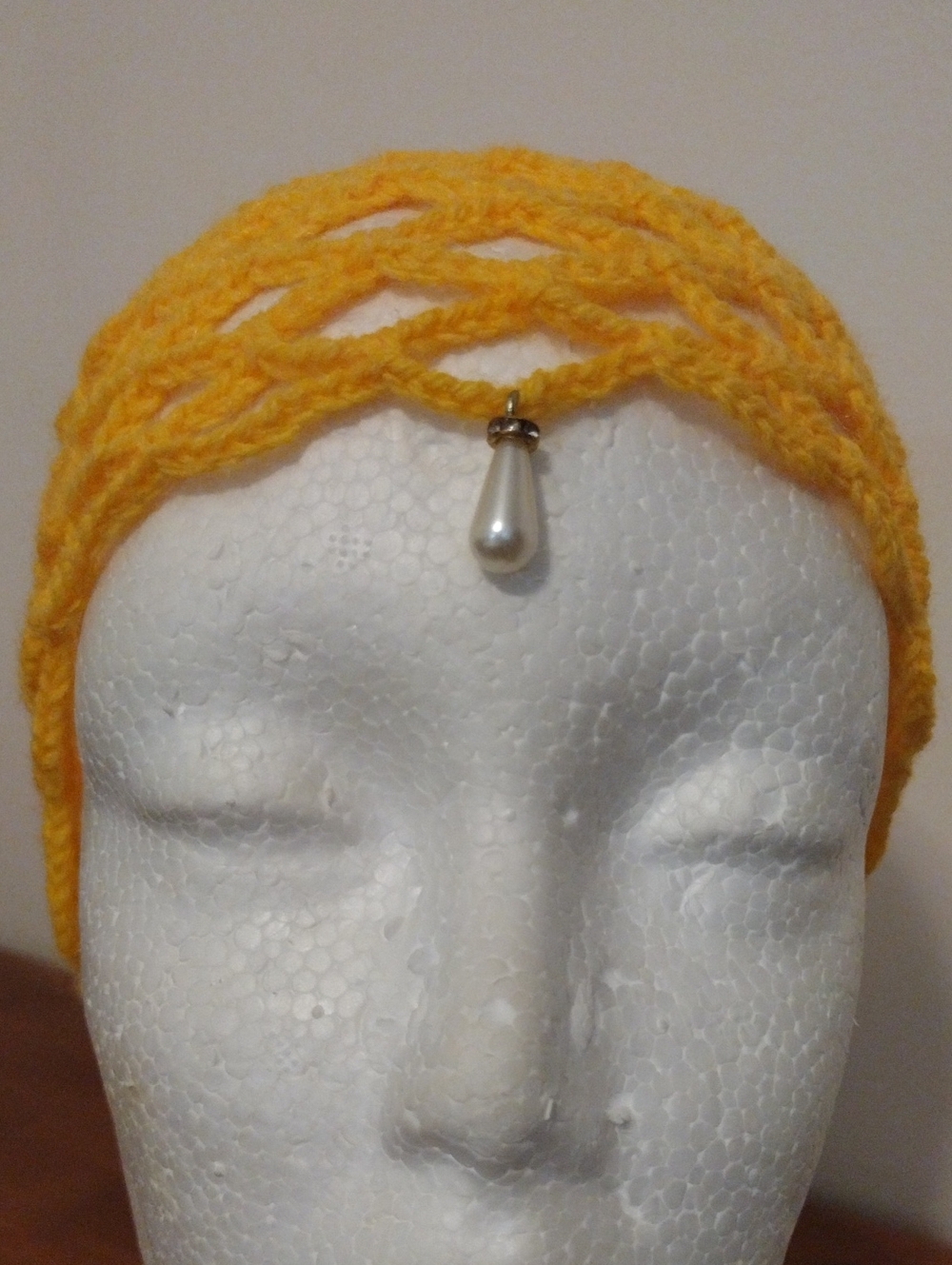 Handmade Crocheted Mesh Hat - Picture 3 of 4